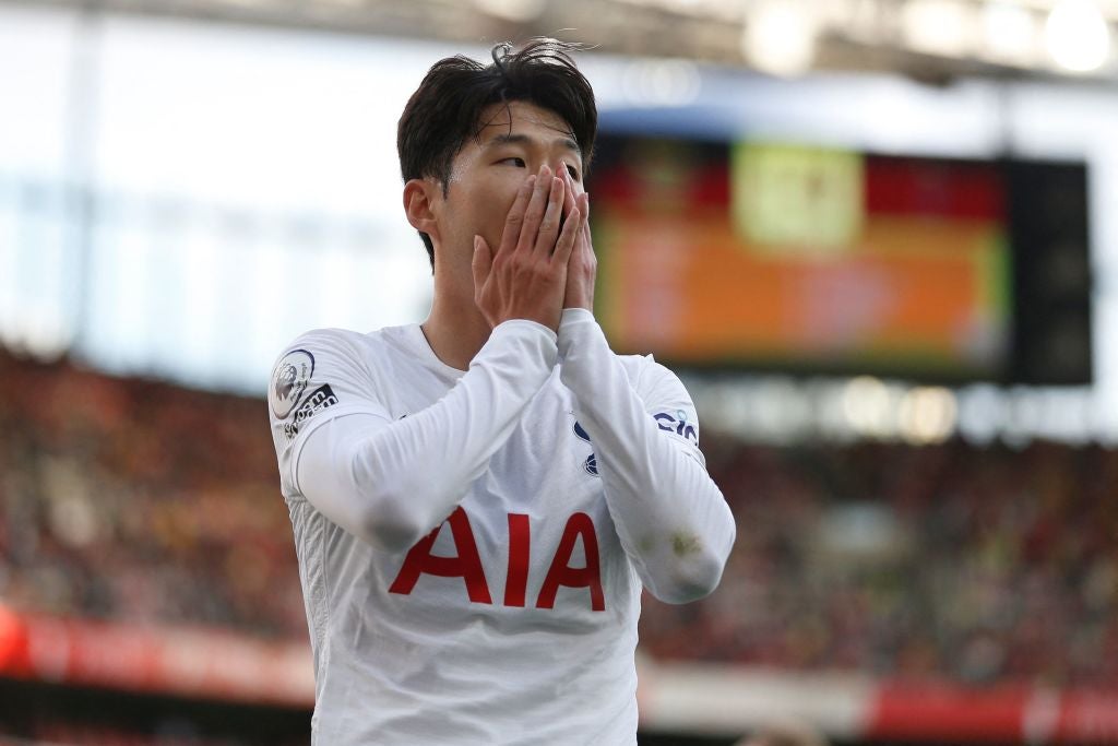 Son scored 23 Premier League goals last season but has missed out