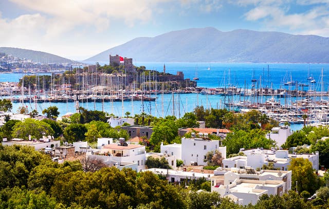 The British woman died in Bodrum (Alamy/PA)