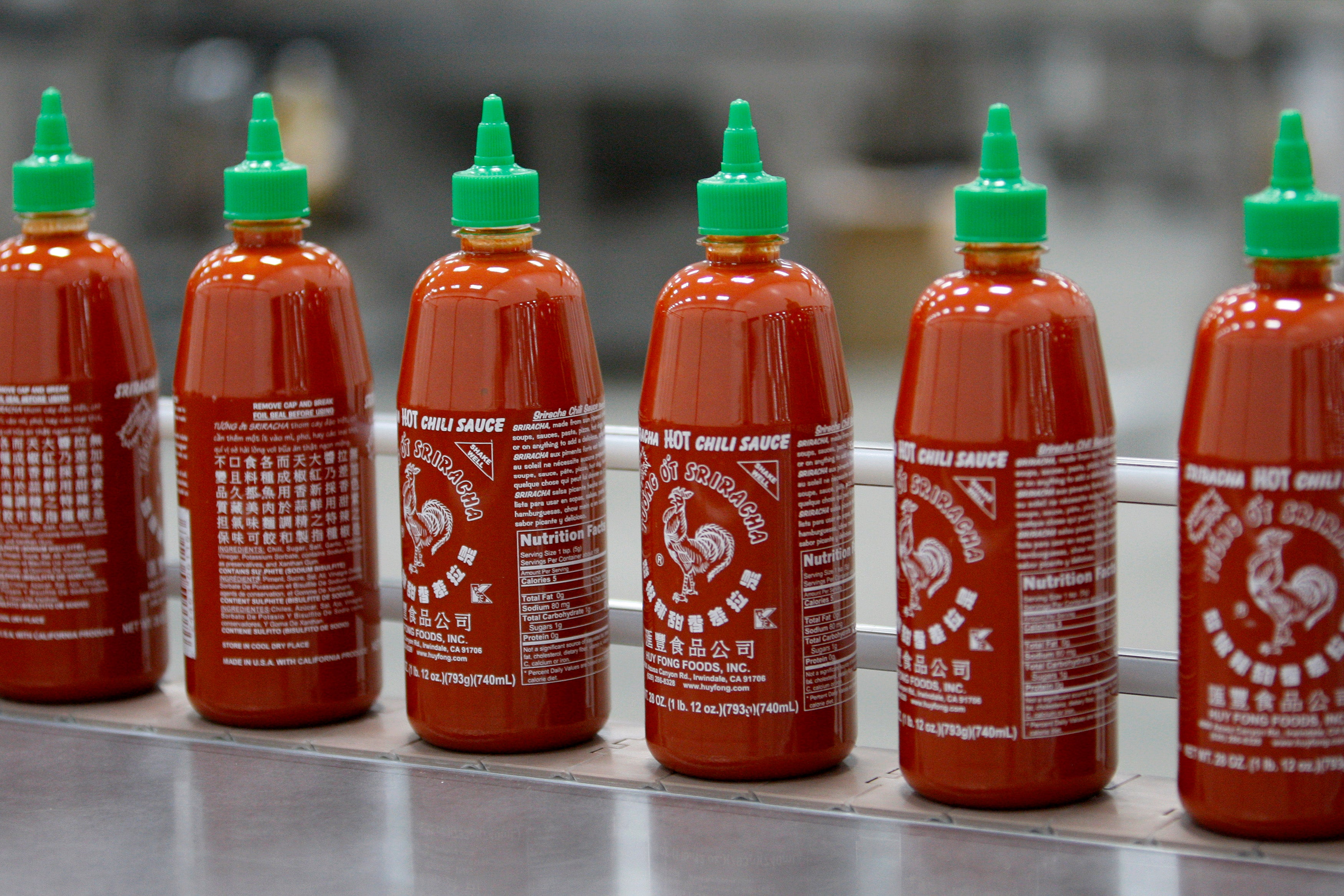 Sriracha hot sauce production is delayed due to a chili pepper shortage