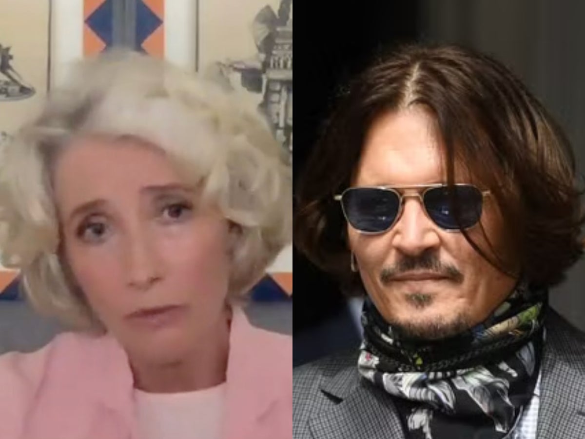 Emma Thompson says Johnny Depp v Amber Heard trial will not ‘derail’ the MeToo movement