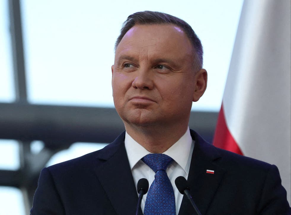 <p>Poland’s president has claimed talks with Russian leader Vladimir Putin are like negotiating with Adolf Hitler</p>