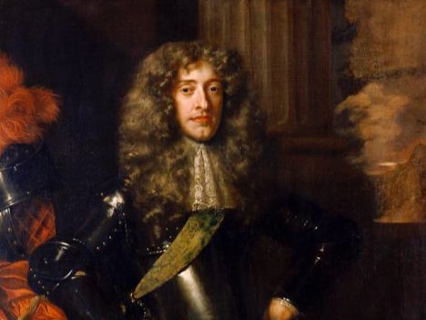 An artist’s impression of King James II