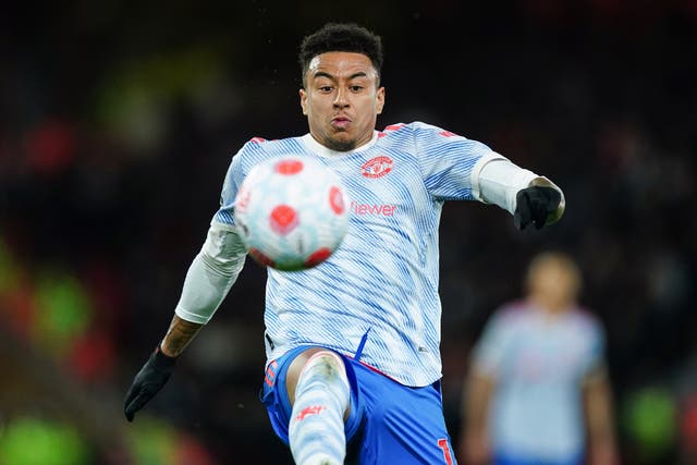 Jesse Lingard has been hanging out with famous names (Mike Egerton/PA)