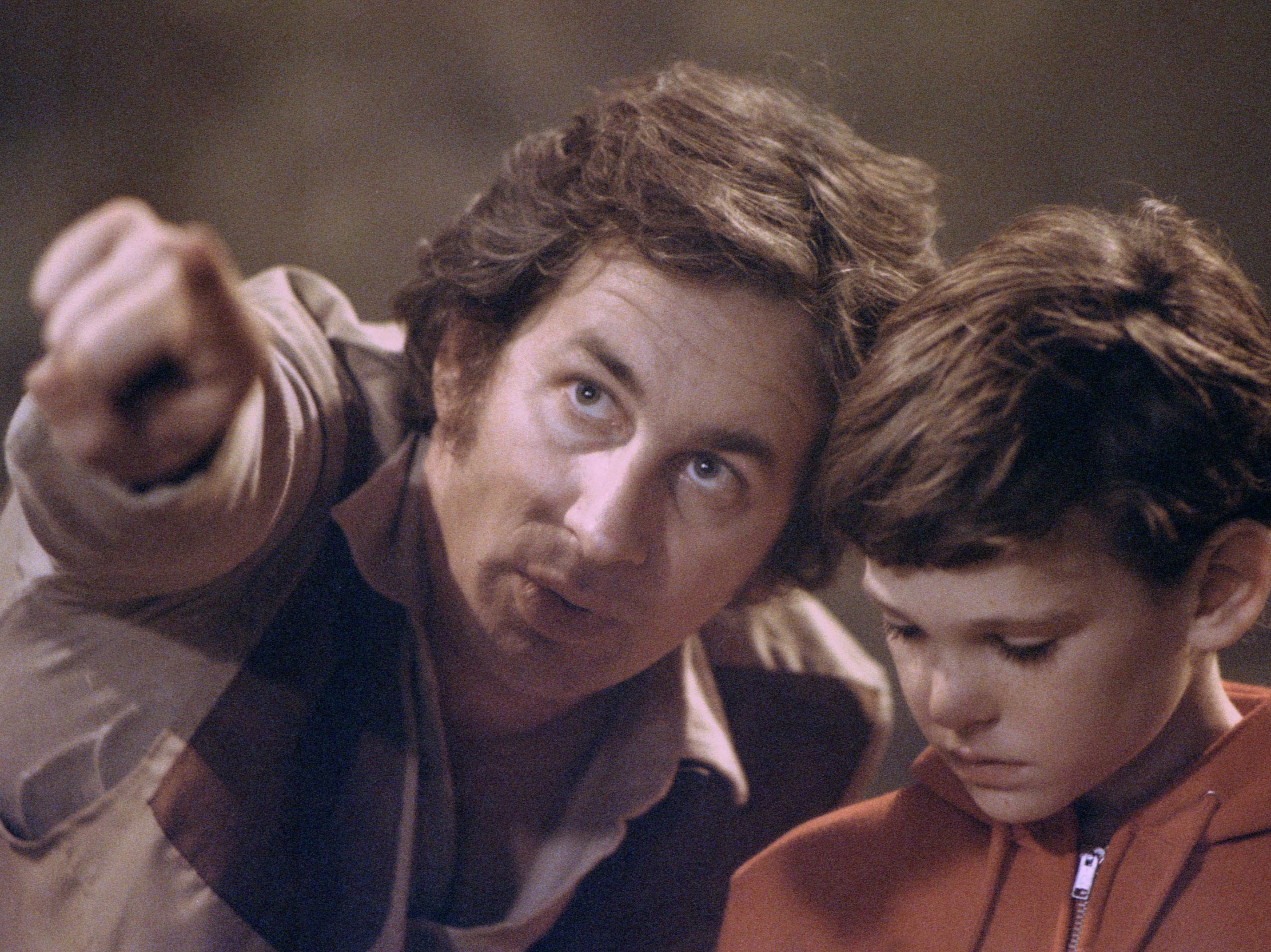 Spielberg directing Henry Thomas on the set of ‘ET the Extra-Terrestrial’