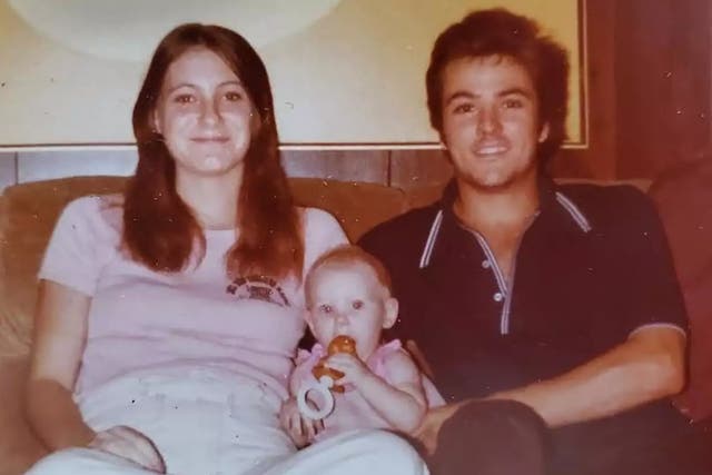<p>Tina and Dean Clouse with baby Holly Marie</p>