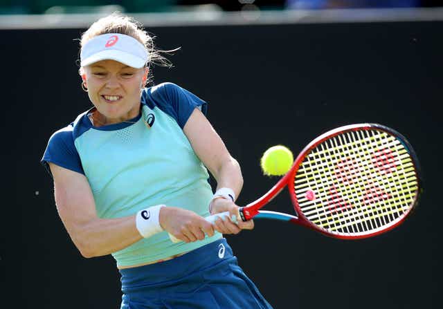 Harriet Dart is through to the first WTA quarter-final of her career (Nigel French/PA)