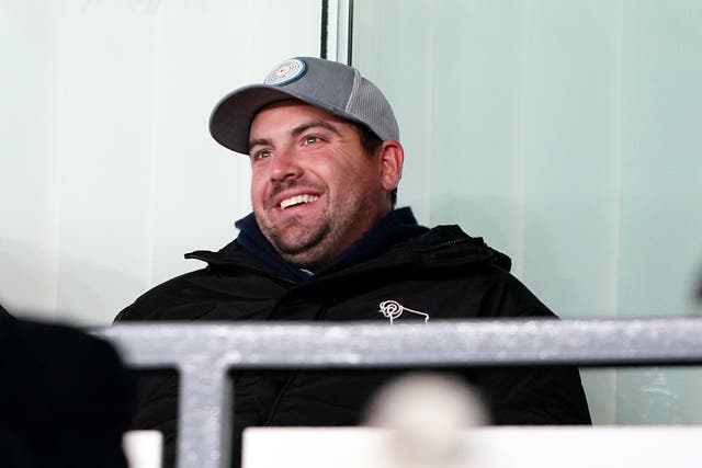 Chris Kirchner attended matches at Pride Park last season (Zac Goodwin/PA)