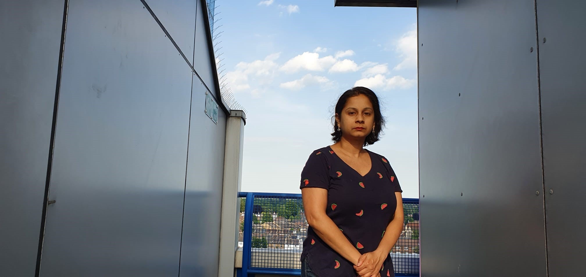Ritu Saha was forced to form a voluntary waking watch team in her housing block after she discovered it was covered in Grenfell-style cladding (Ritu Saha)