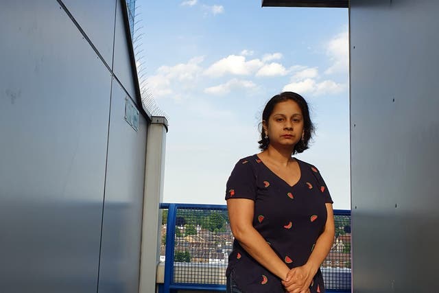 Ritu Saha was forced to form a voluntary waking watch team in her housing block after she discovered it was covered in Grenfell-style cladding (Ritu Saha)