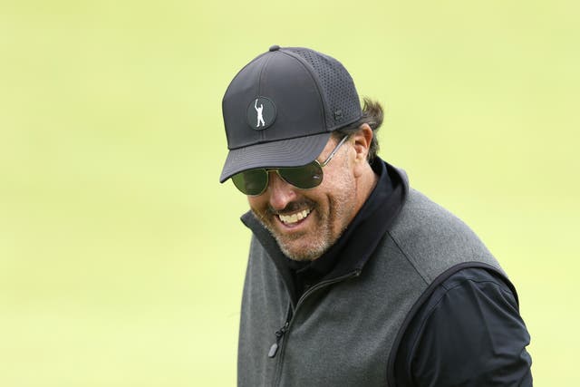 Phil Mickelson will attempt to complete a career grand slam by winning the 122nd US Open at Brookline (Steven Paston/PA)