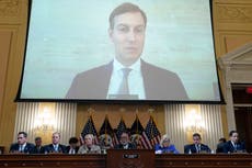 Jared Kushner attacked for calling Trump counsel’s threats to quit ‘whining’ in ‘slimy’ Jan 6 appearance