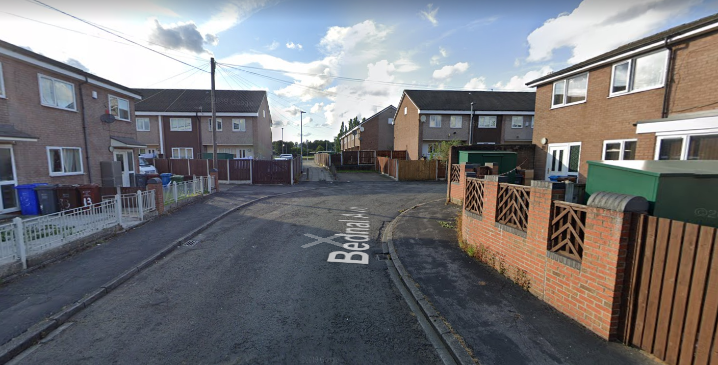 The son and mother were attacked at an address on a residential street