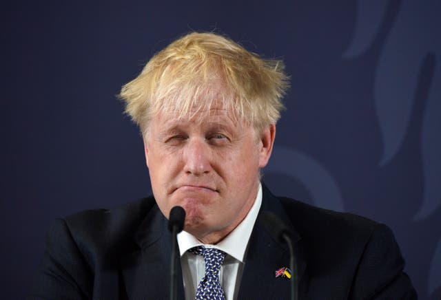 Prime Minister Boris Johnson during his speech at Blackpool and The Fylde College in Blackpool, Lancashire where he announced new measures to potentially help millions onto the property ladder. Picture date: Thursday June 9, 2022. (Peter Byrne/PA)