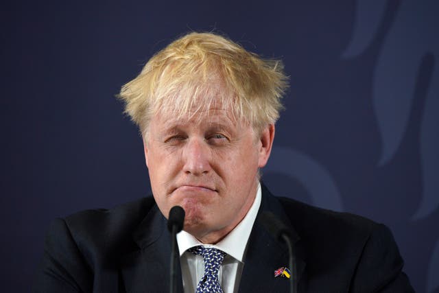 Prime Minister Boris Johnson during his speech at Blackpool and The Fylde College in Blackpool, Lancashire where he announced new measures to potentially help millions onto the property ladder. Picture date: Thursday June 9, 2022. (Peter Byrne/PA)