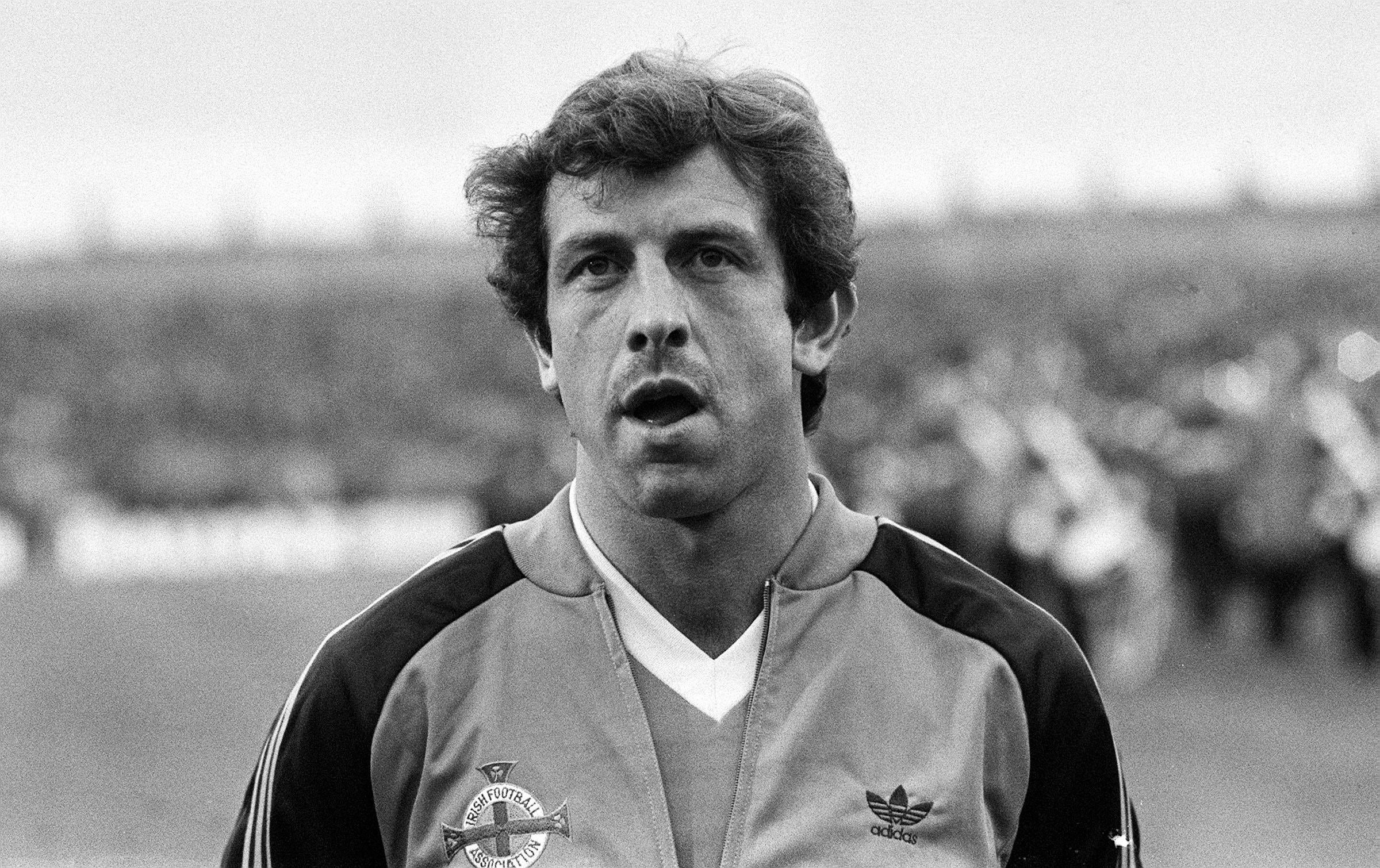 Gerry Armstrong scored Northern Ireland’s winner against Spain at the 1982 World Cup (PA).