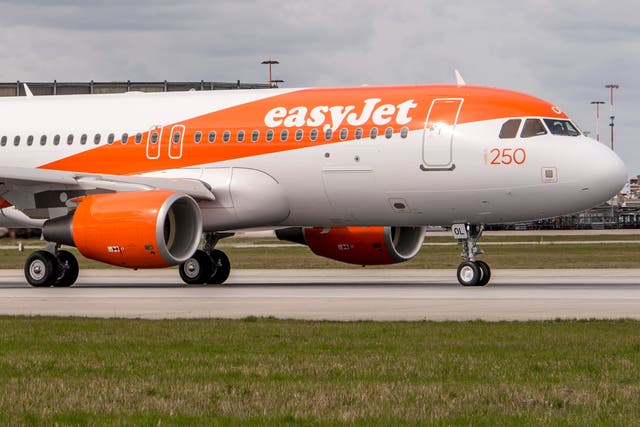 <p>Departing soon? Airbus A320 belonging to easyJet at Gatwick airport </p>