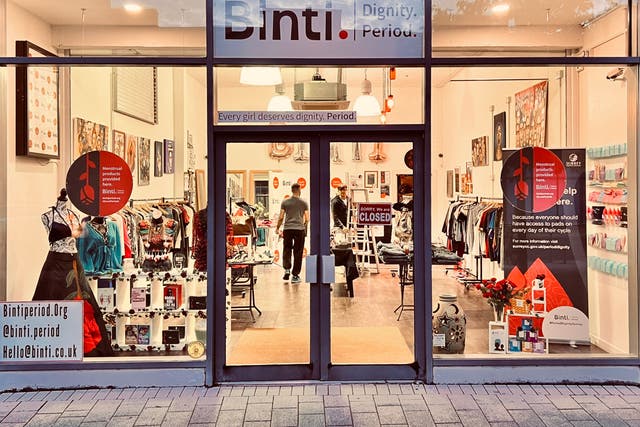 <p>Binti International’s period charity shop opens in Surrey</p>