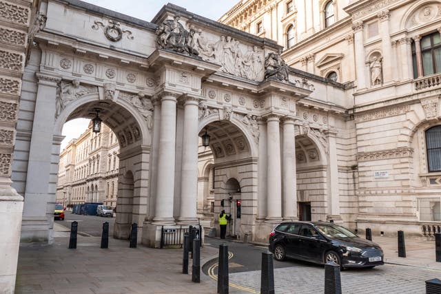 Whitehall in central London (Alamy/PA)
