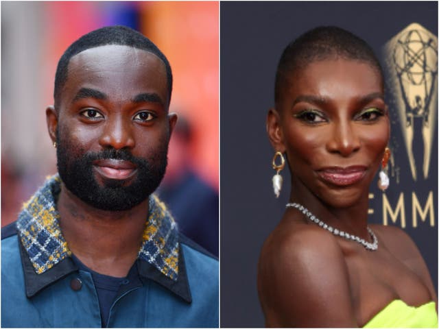 <p>Paapa Essiedu Michaela Coel</p>