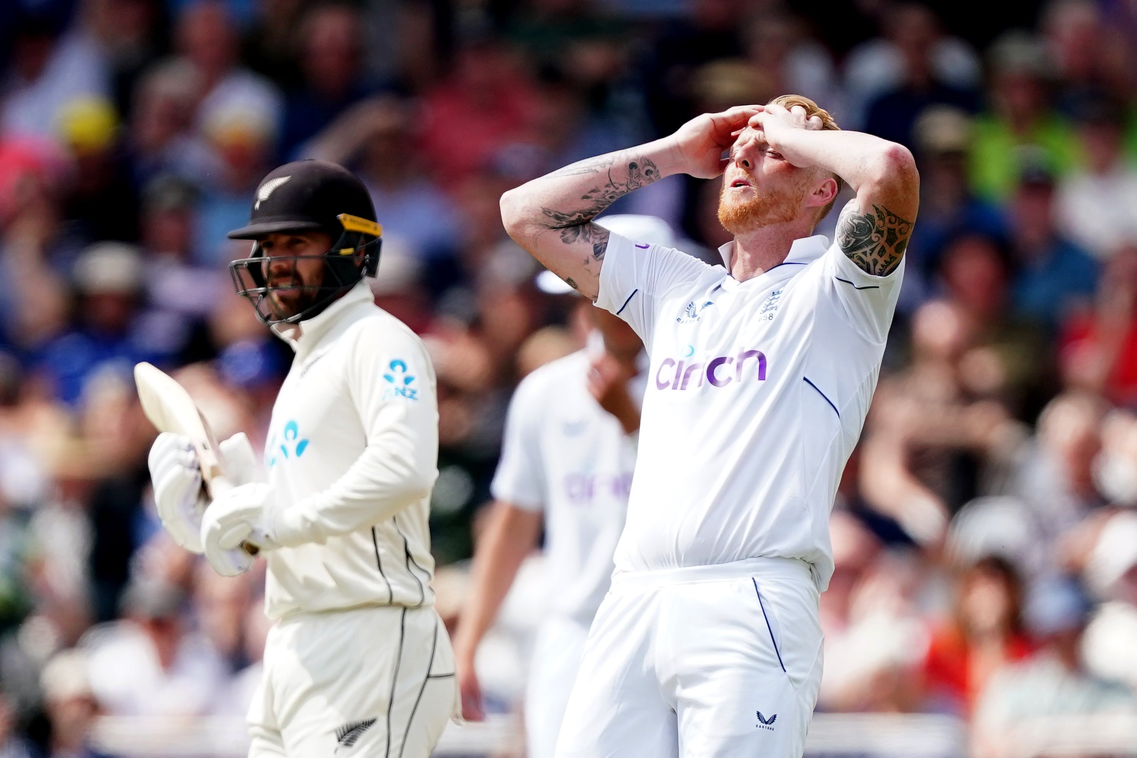 Frustration for England and captain Ben Stokes at Trent Bridge