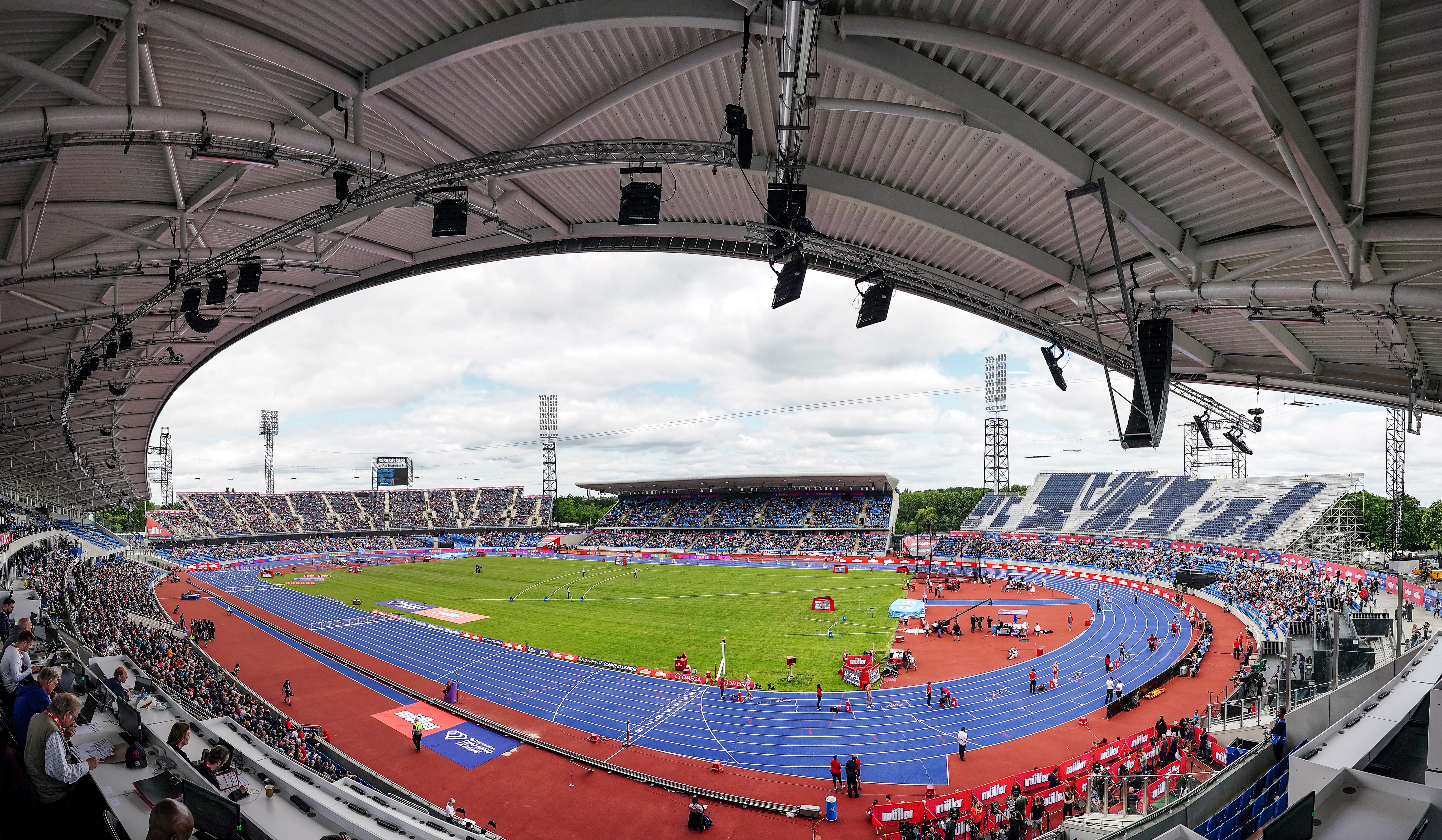 Dina Asher-Smith is looking forward to competing at Birmingham’s Alexander Stadium this summer (David Davies/PA).