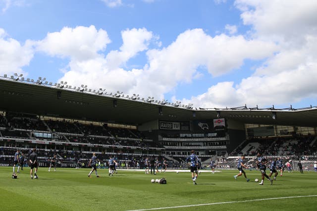 The future of Derby is still uncertain (Nigel French/PA)