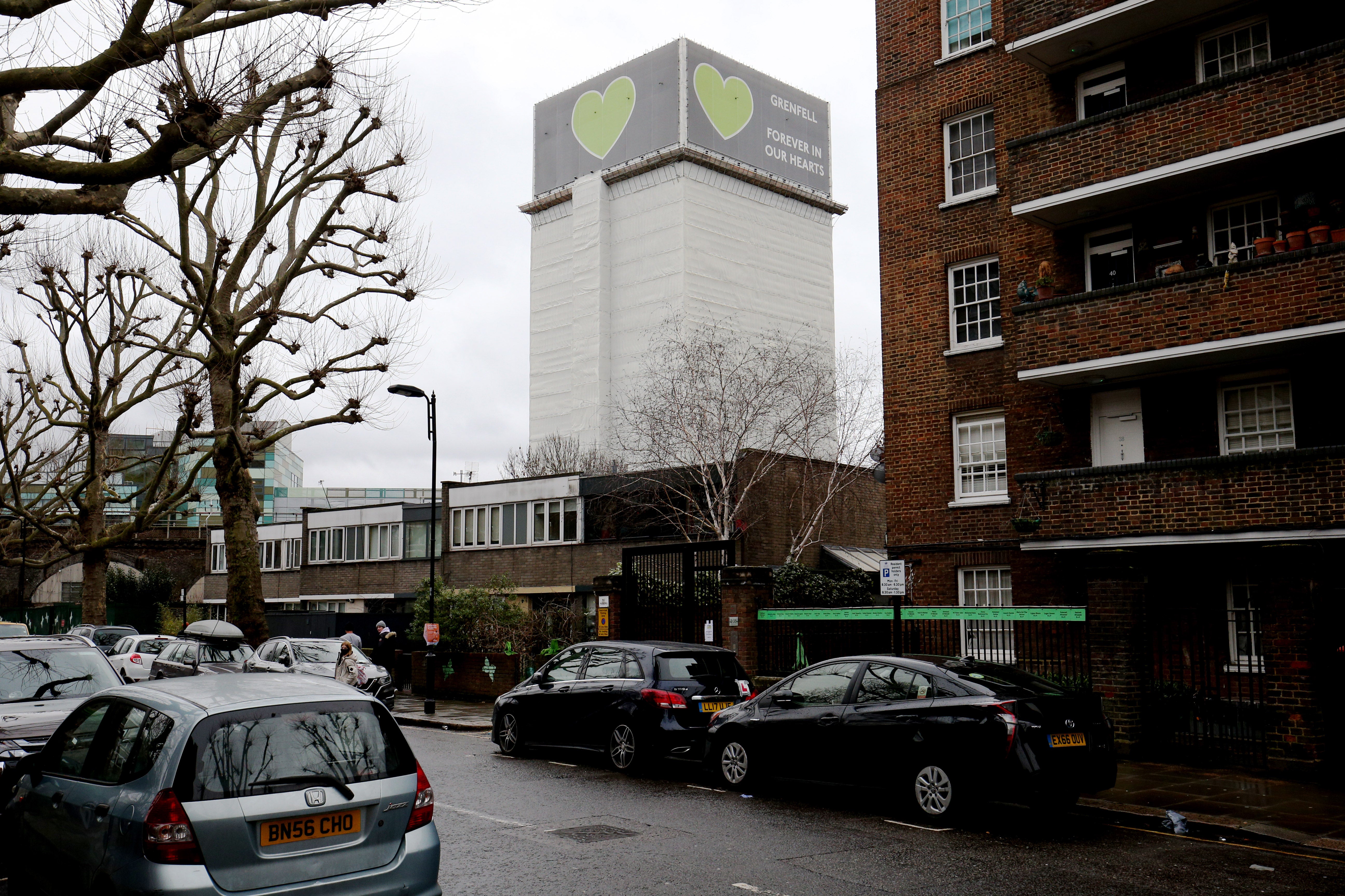 The Grenfell Tower as seen from Silchester Road. File Picture (PA Archive)