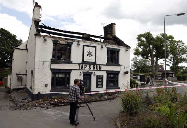 A blaze at a pub owned by England cricketer Stuart Broad is believed to have been accidental, Nottinghamshire Fire and Rescue Service said (Richard Sellers/PA)