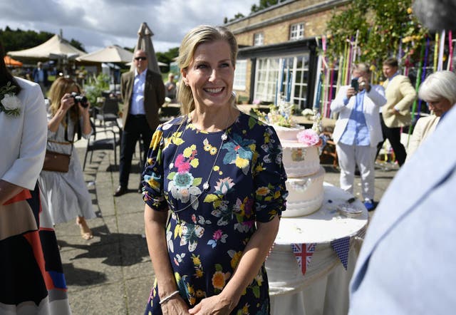 The Countess of Wessex attends the Royal Windsor Flower Show (PA)
