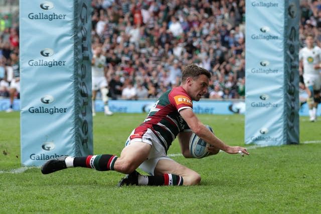 George Ford scored a try as he led Leicester to victory (Richard Sellers/PA)