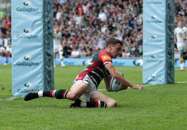 George Ford scored a try as he led Leicester to victory (Richard Sellers/PA)