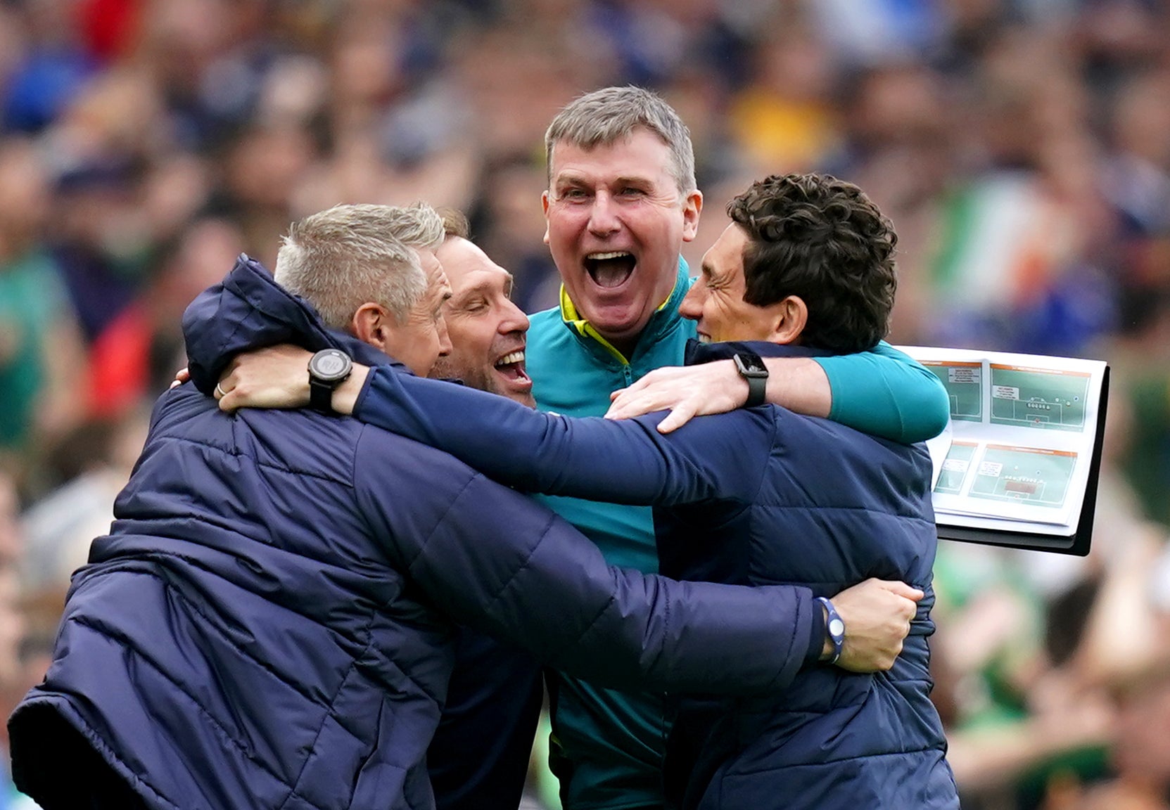 Victory over Scotland will ease some of the pressure on Stephen Kenny (Niall Carson/PA)
