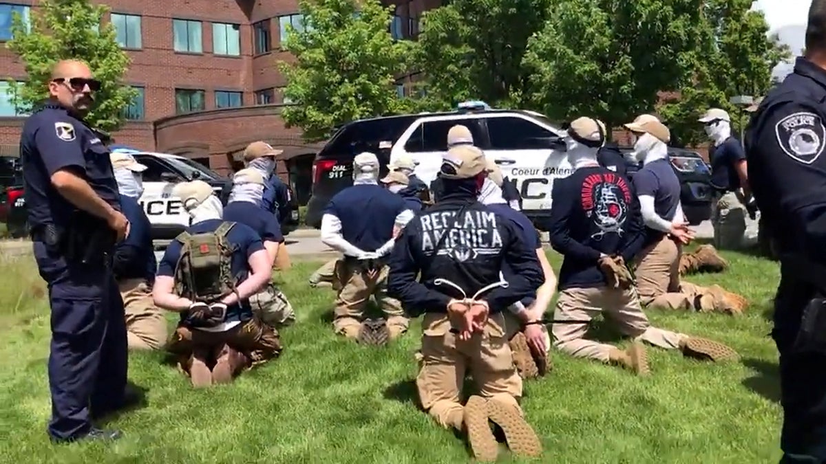 Names released of 31 members of Patriot Front ‘little army’ arrested for plan to ‘riot’ Idaho Pride