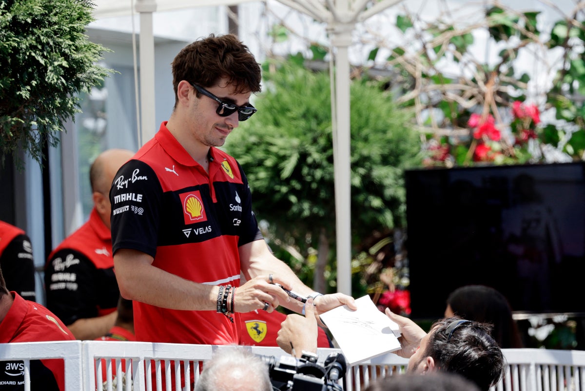 F1 LIVE: Azerbaijan Grand Prix build-up and latest race updates as Charles Leclerc starts on pole