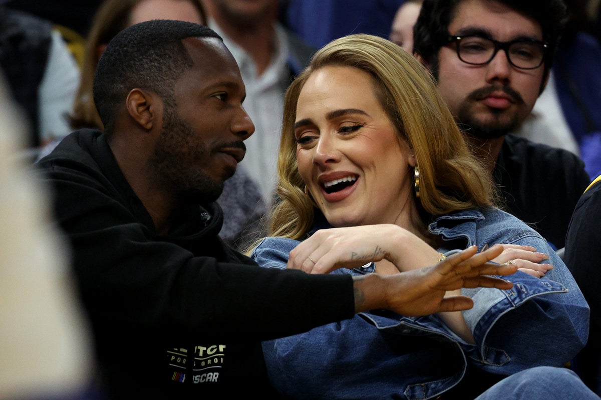 Adele makes rare appearance with Rich Paul as they attend friend’s wedding