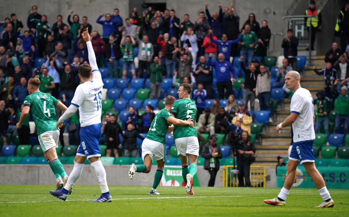 Late Jonny Evans strike earns Northern Ireland draw with Cyprus
