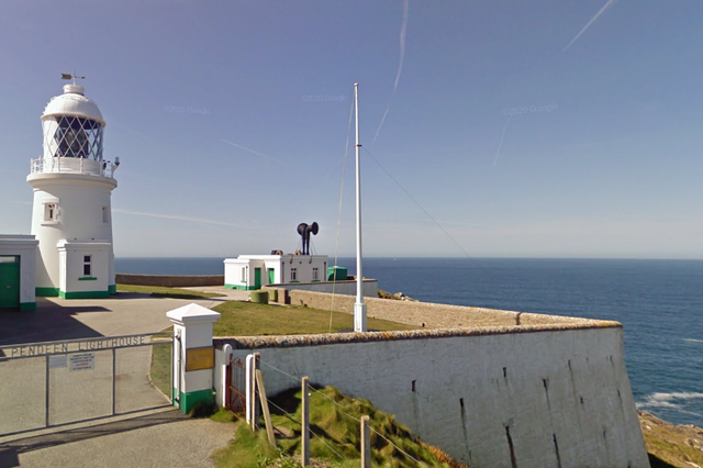 <p>The car was found at tbhe bottom of Pendeen Cliff near the lighthouse</p>