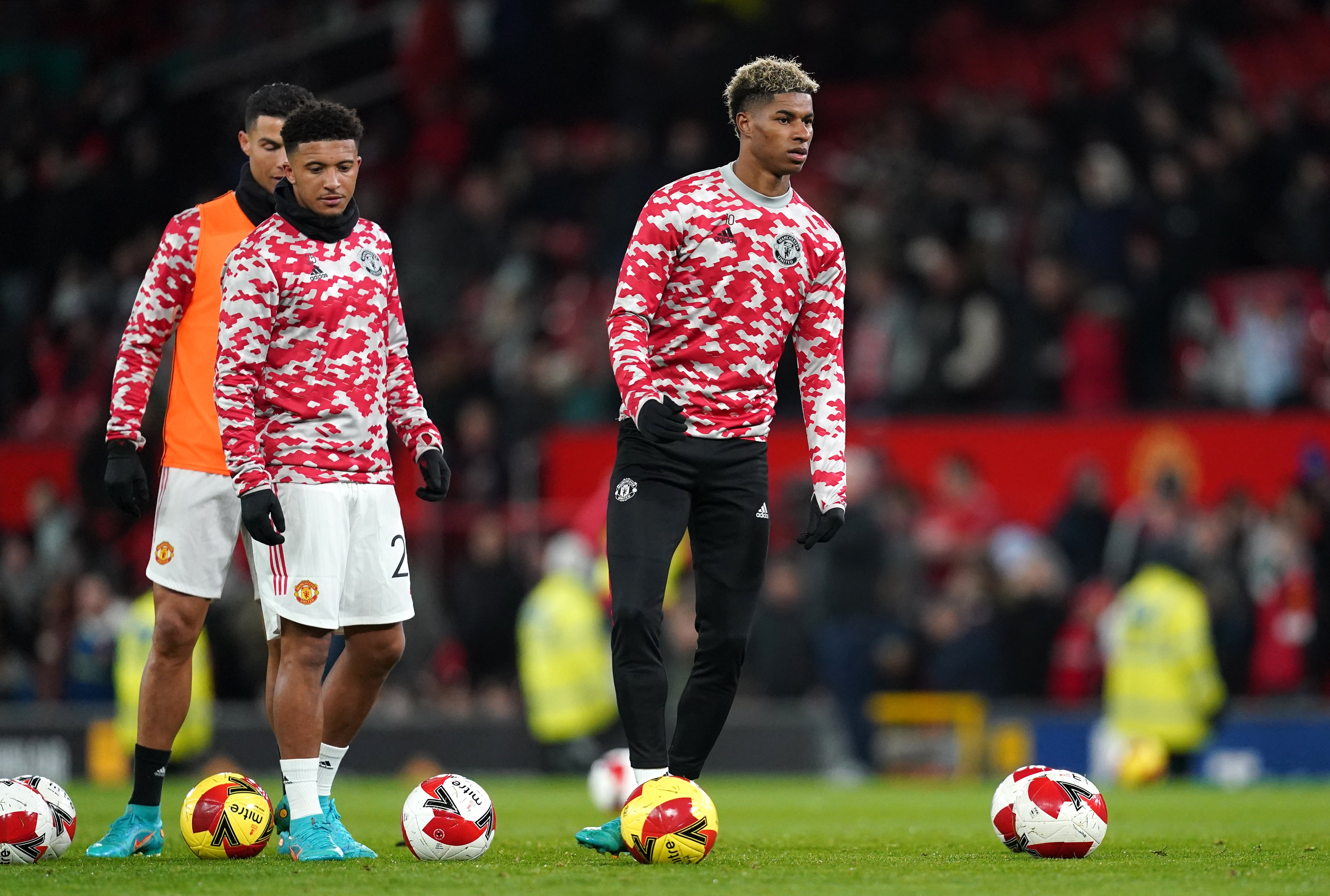 Jadon Sancho and Marcus Rashford were left out of the England squad (Martin Rickett/PA)