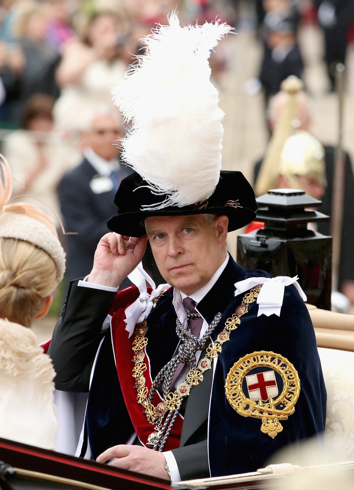 Duke of York ‘banned from public parts of Garter Day service’