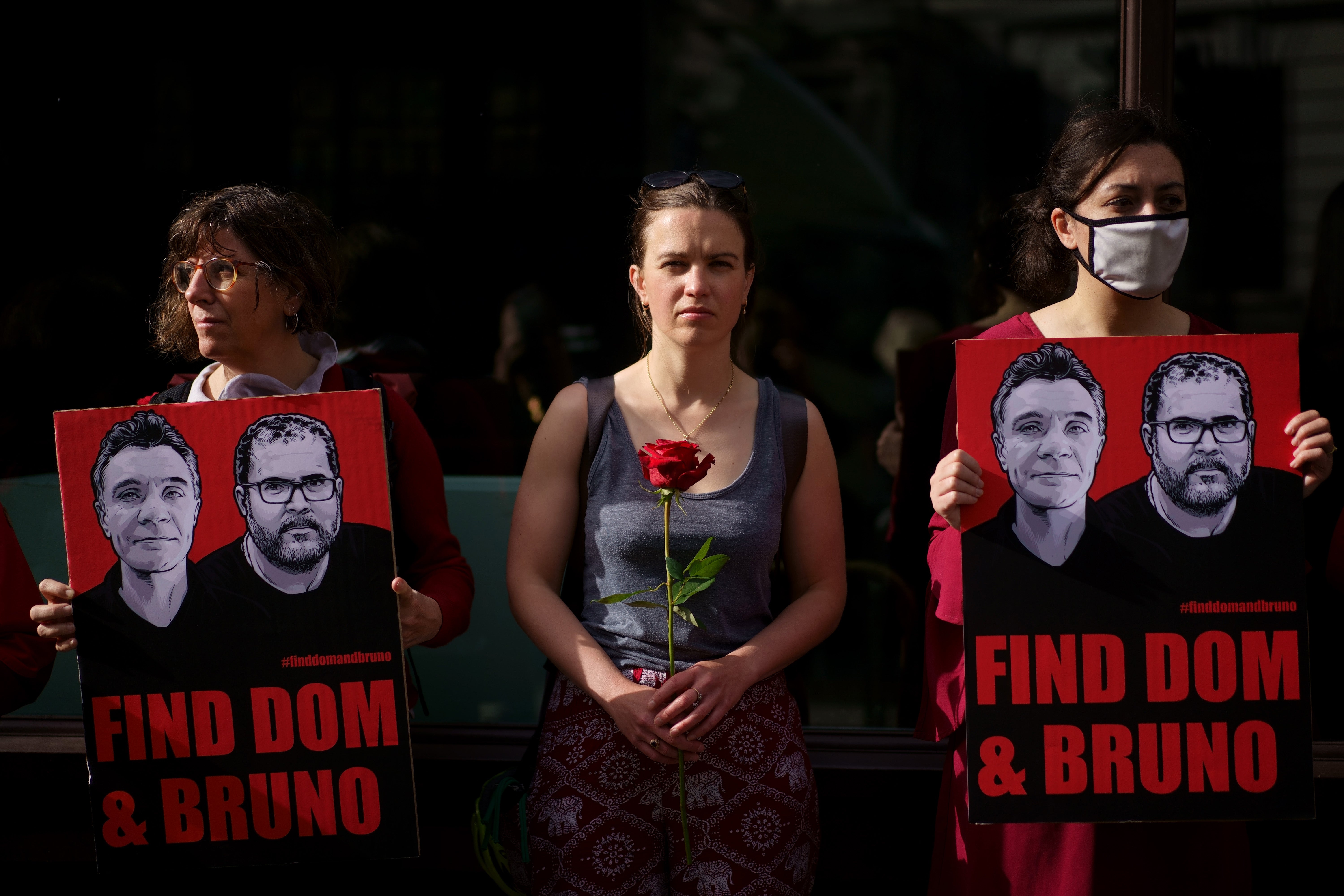 Search teams have discovered personal items belonging to missing British journalist Dom Phillips and Brazilian indigenous affairs official Bruno Pereira, Brazilian Federal Police said (Victoria Jones/PA)