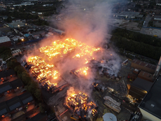 Birmingham factory fire: Huge blaze hits packaging plant