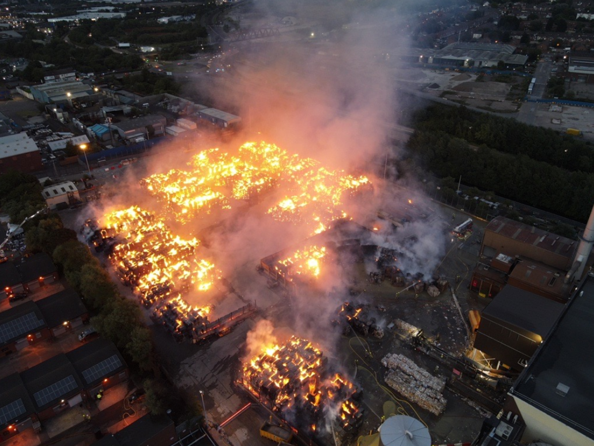 Birmingham factory fire: Huge blaze hits packaging plant