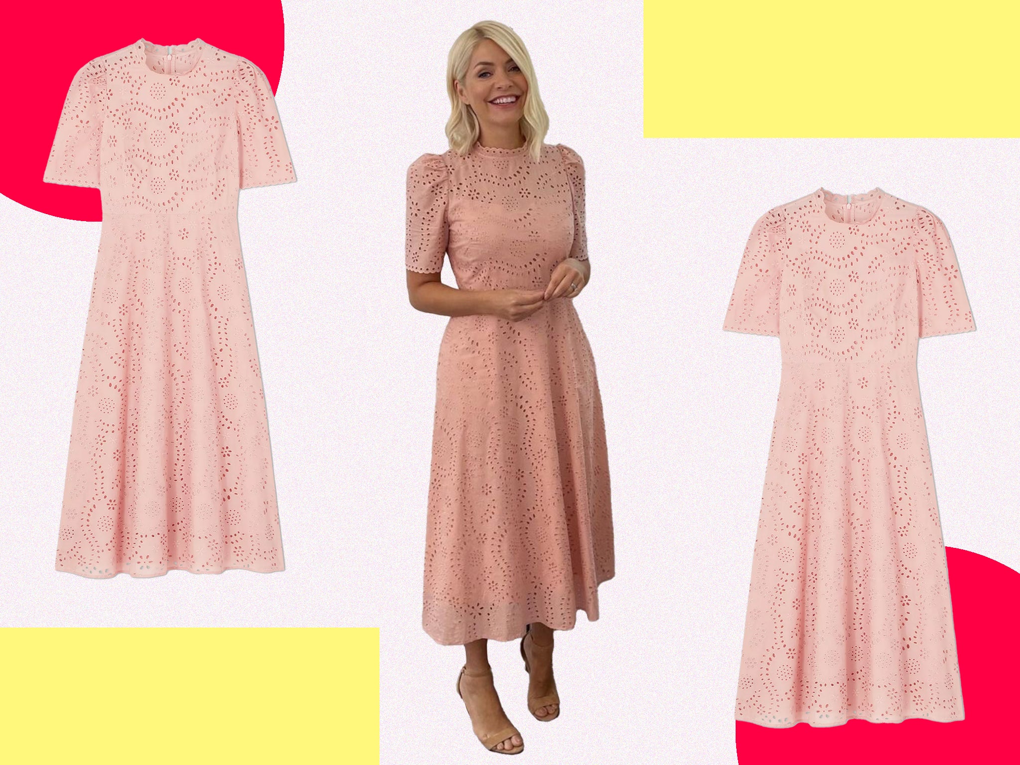 An A-line midi is a classic pick from the presenter