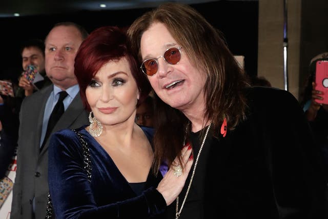 <p>Sharon and Ozzy Osbourne in 2017</p>