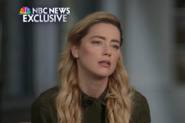 <p>Amber Heard sits down for exclusive interview with NBC’s Savannah Guthrie</p>