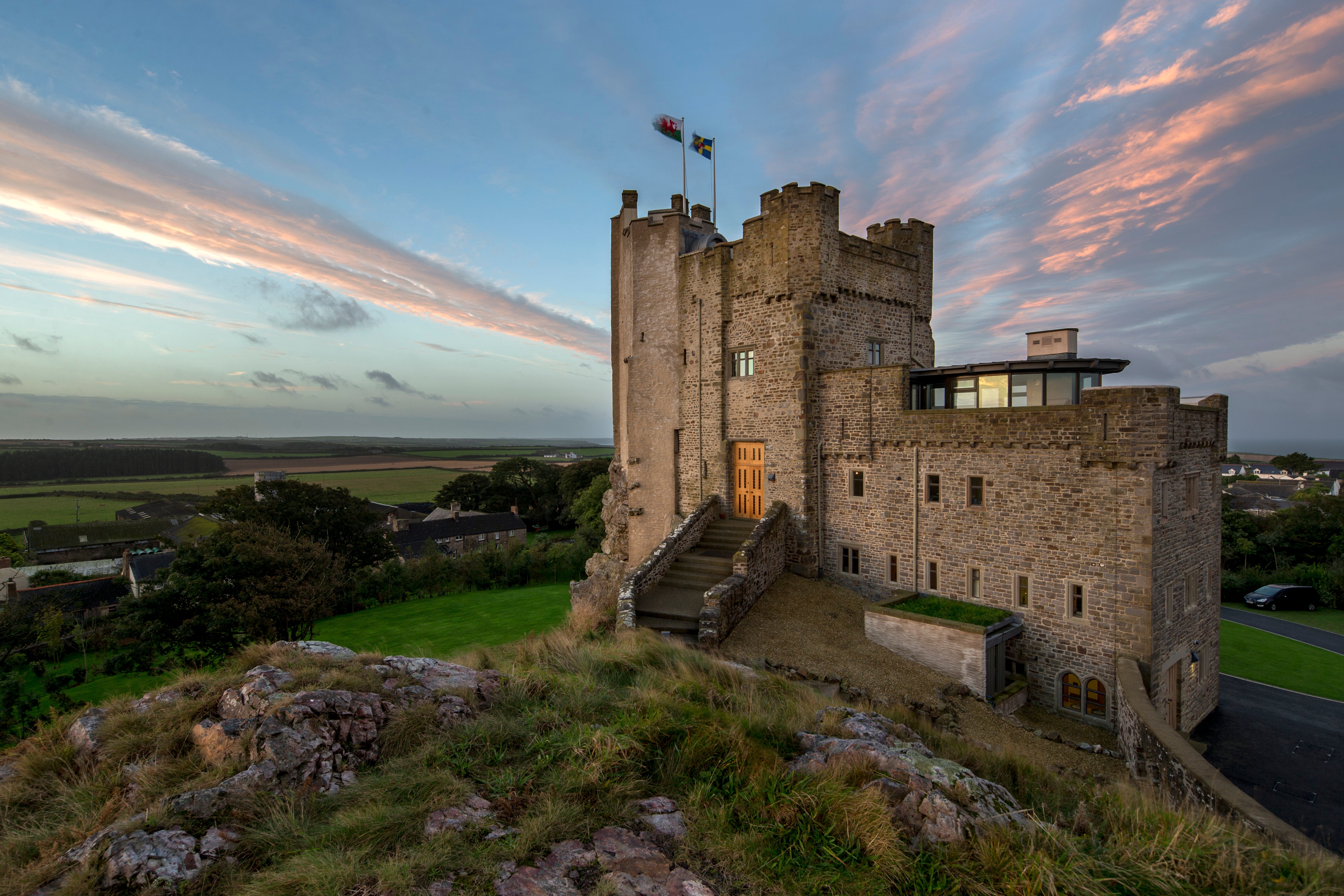 Feel like you’ve stepped into a period drama with a castle stay