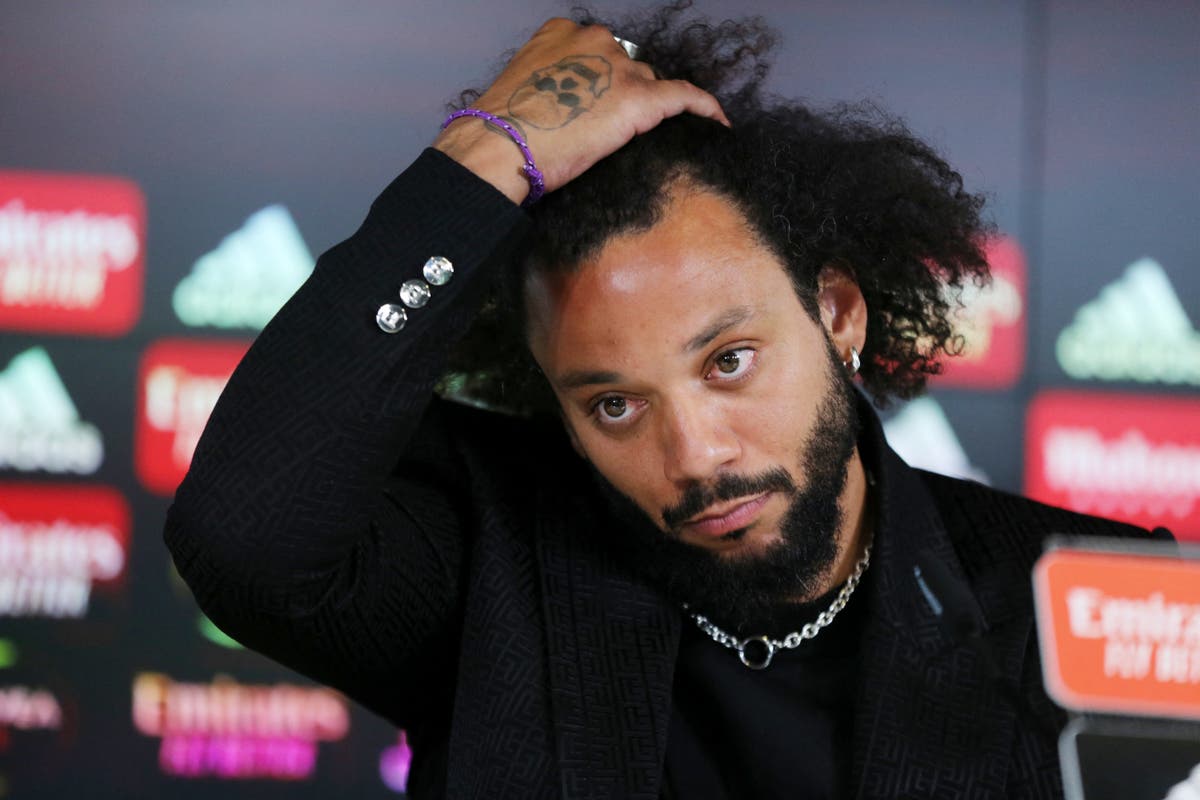 Marcelo fights back tears in emotional farewell to Real Madrid Marcelo fights back tears in emotional farewell to Real Madrid
