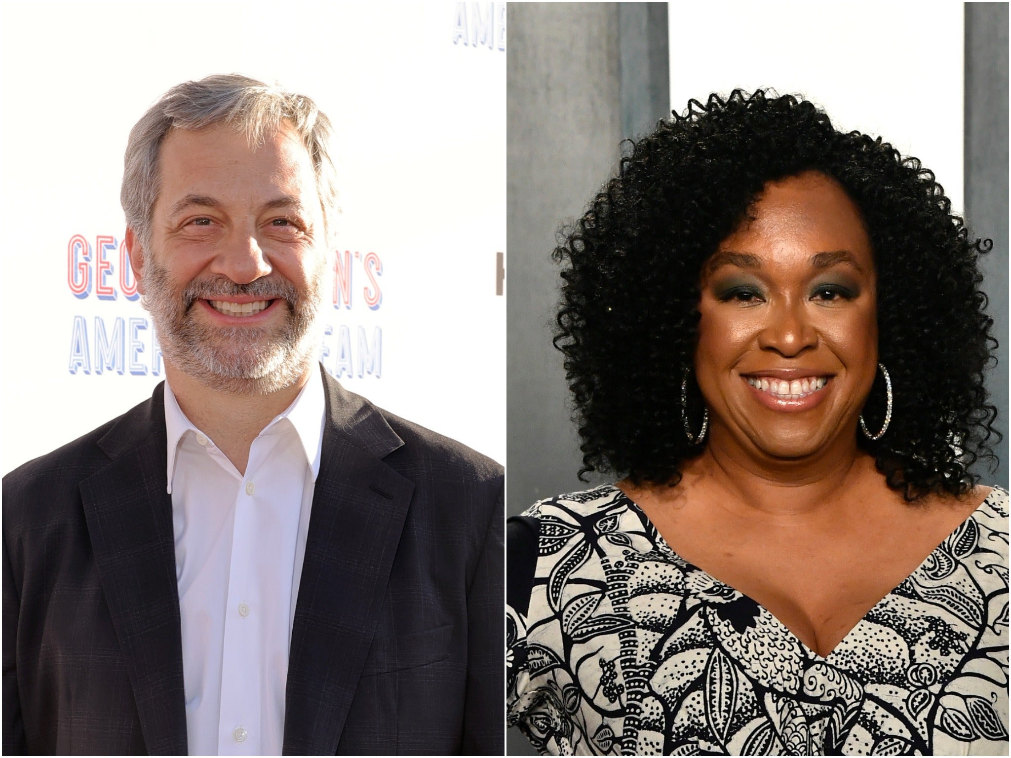 <p>Judd Apatow and Shonda Rhimes</p>