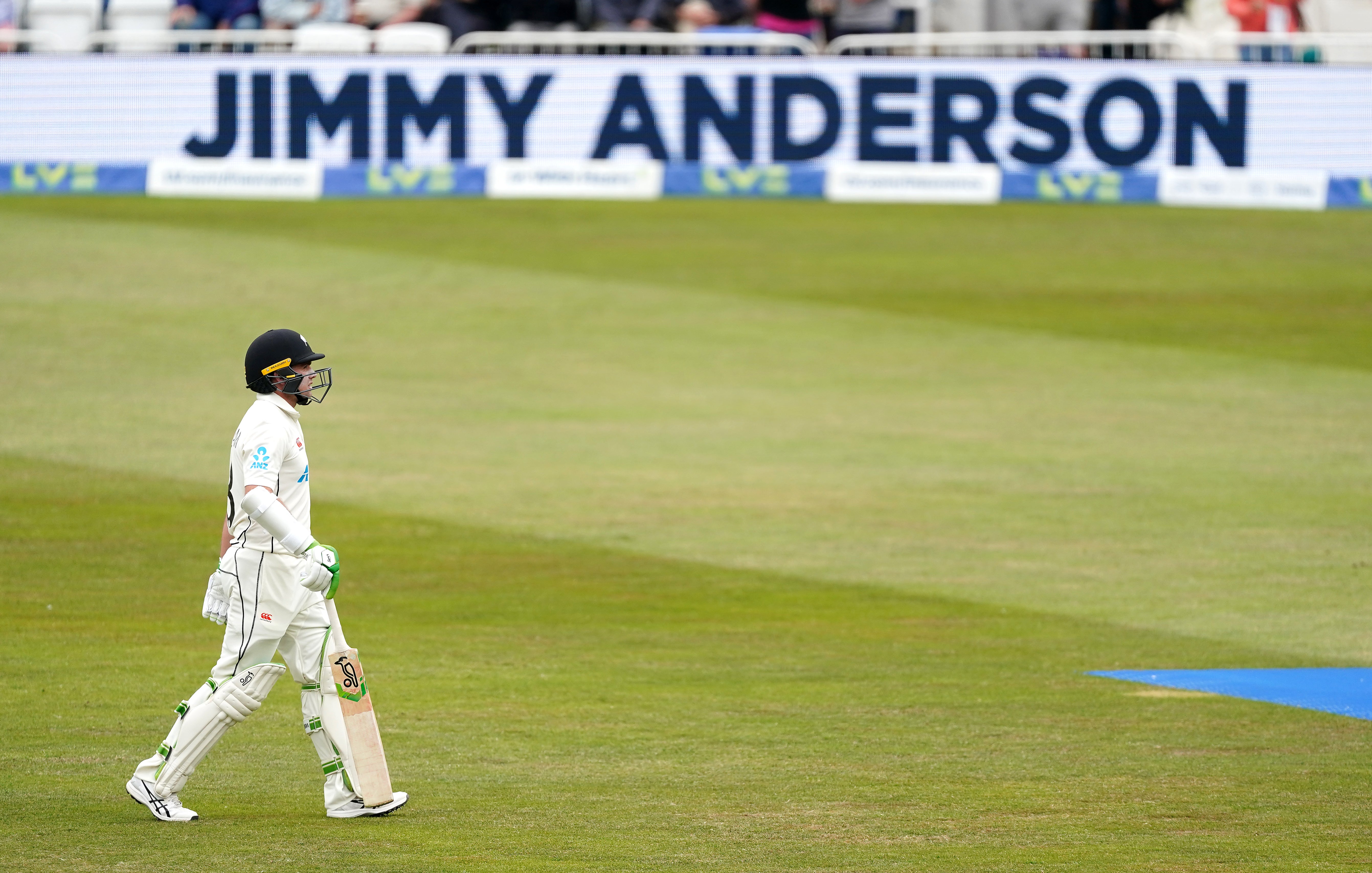 Tom Latham, pictured, was dismissed by James Anderson (Mike Egerton/PA)