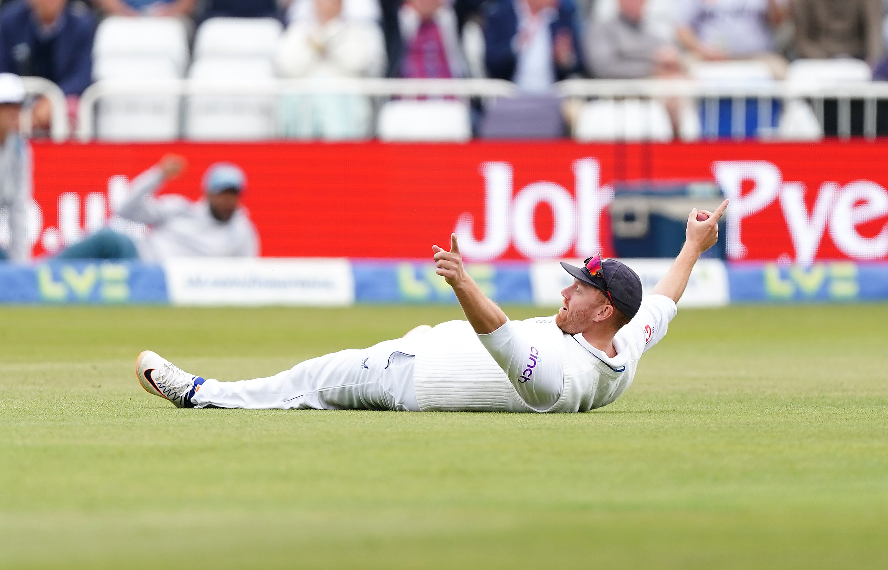 Jonny Bairstow, pictured, caught Devon Conway (Mike Egerton/PA)
